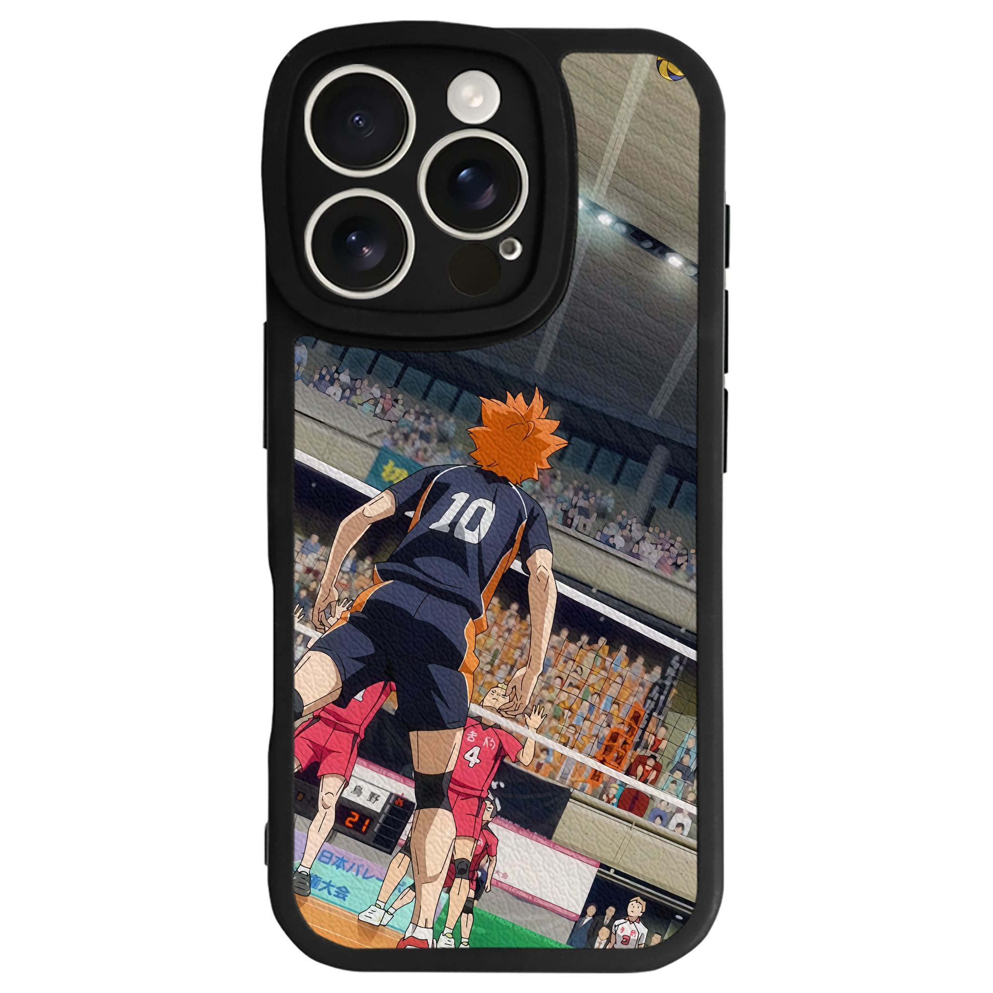 （画像用） ハイキュー!! Haikyu!! 【iPhone 16シリーズ対応】シリコンスマホケース（レザー調） 材質：シリコン